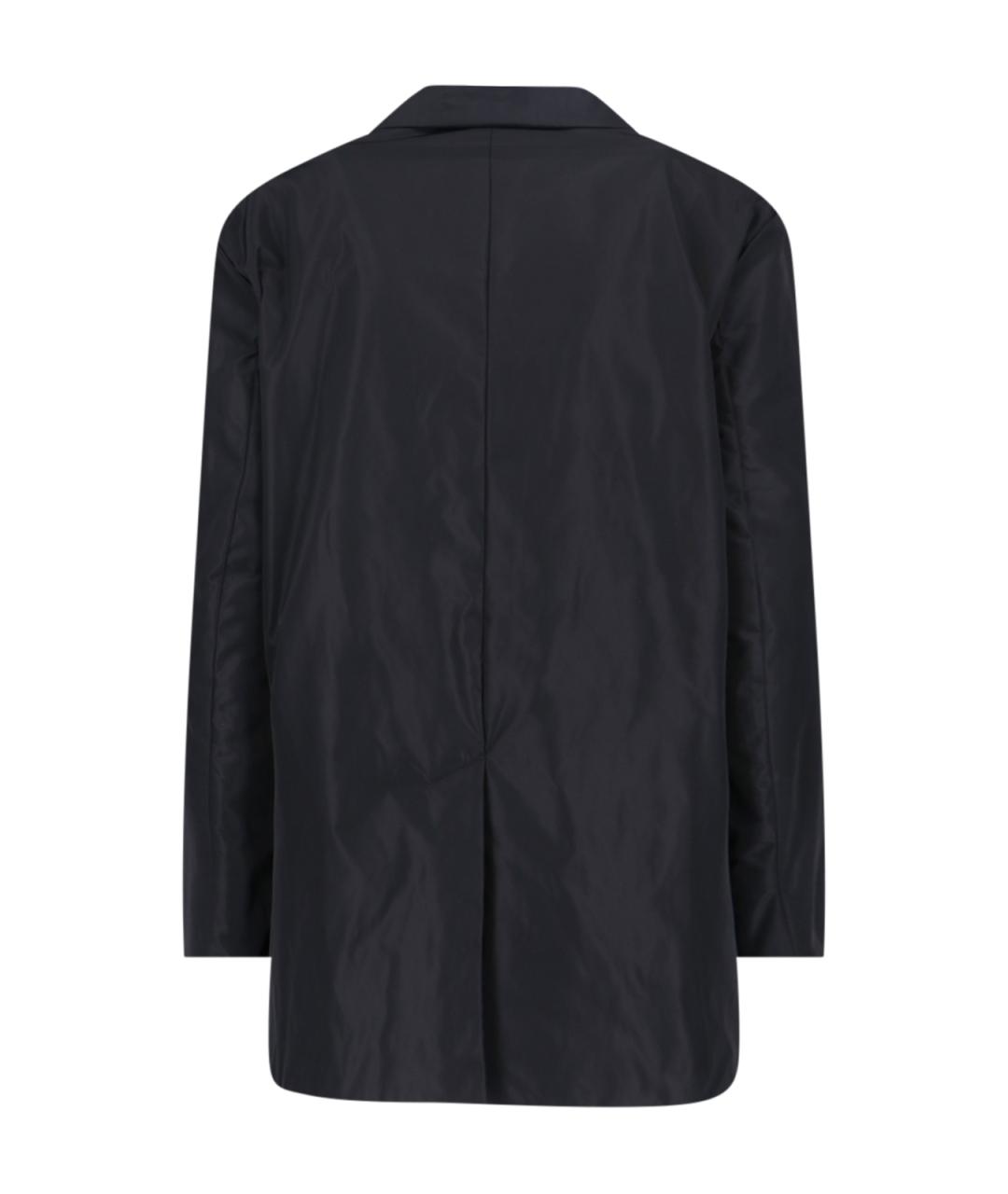 ASPESI Черный полиэстеровый тренч/плащ, фото 2