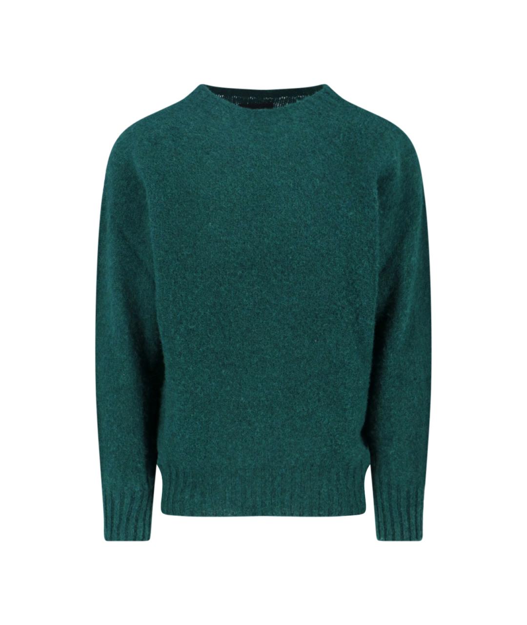 HOWLIN Зеленый шерстяной джемпер / свитер, фото 1