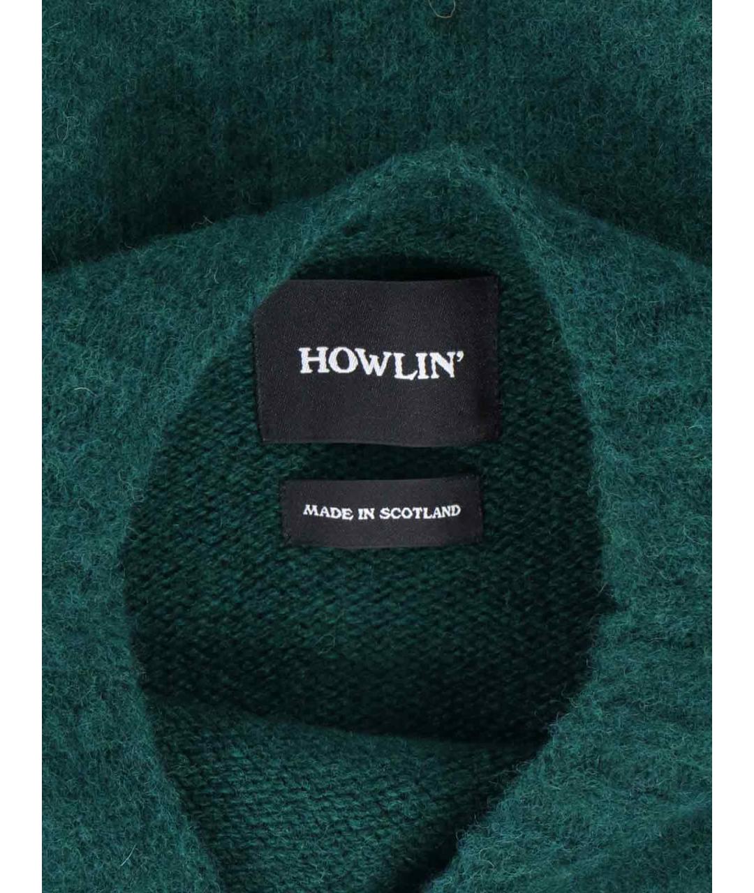 HOWLIN Зеленый шерстяной джемпер / свитер, фото 3