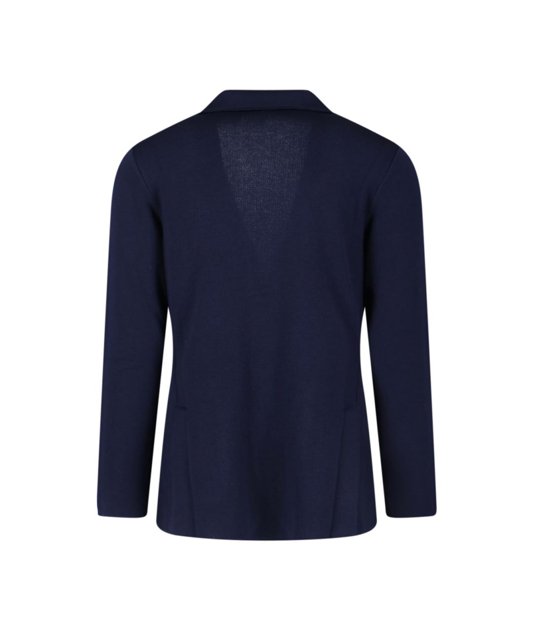 LARDINI Синий шерстяной пиджак, фото 2