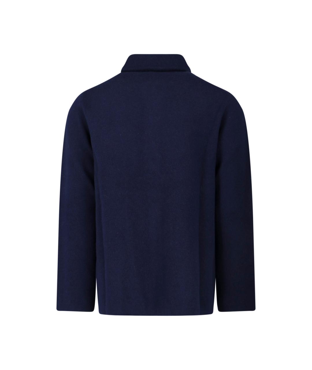 LARDINI Синяя шерстяная куртка, фото 2
