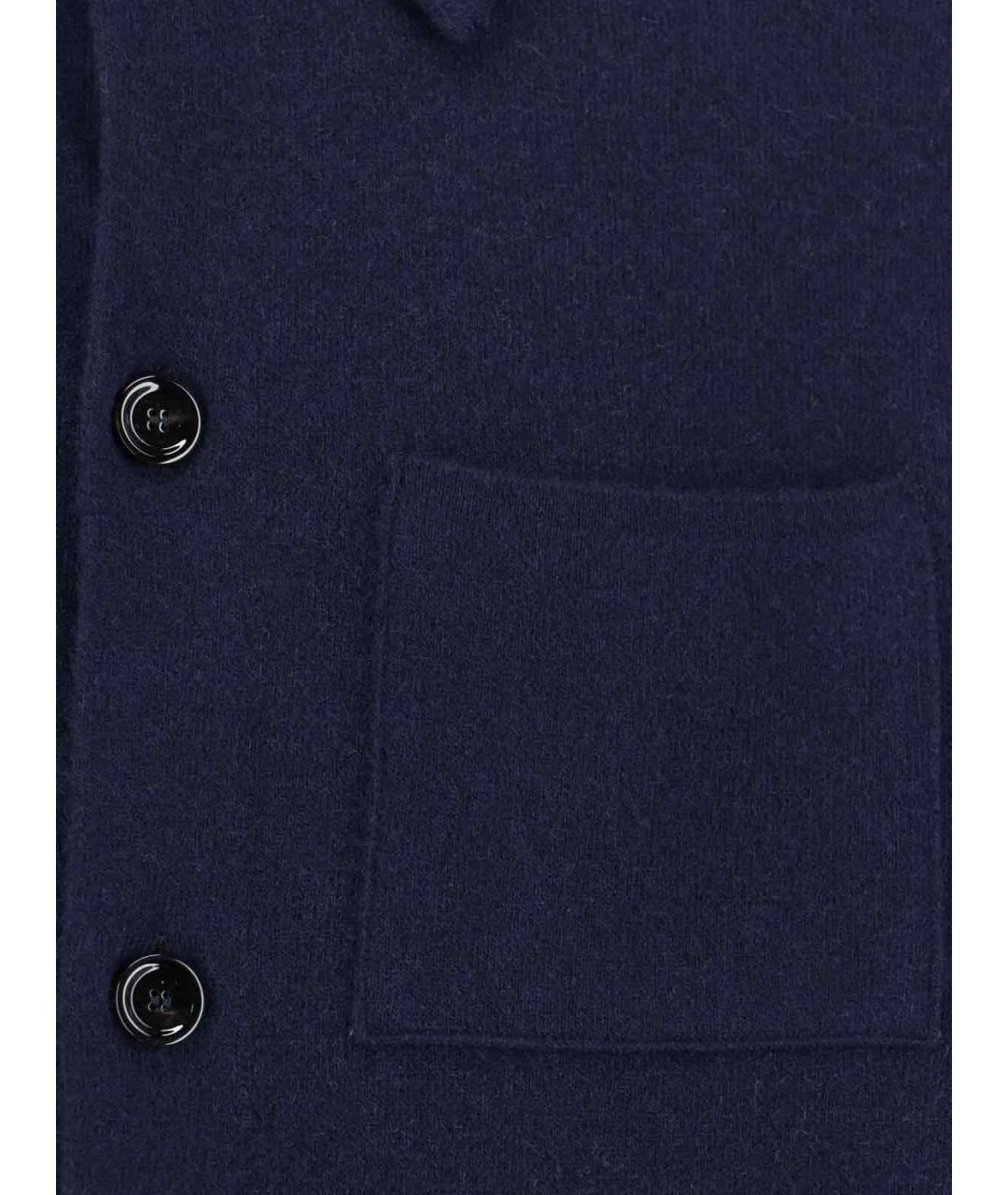 LARDINI Синяя шерстяная куртка, фото 4