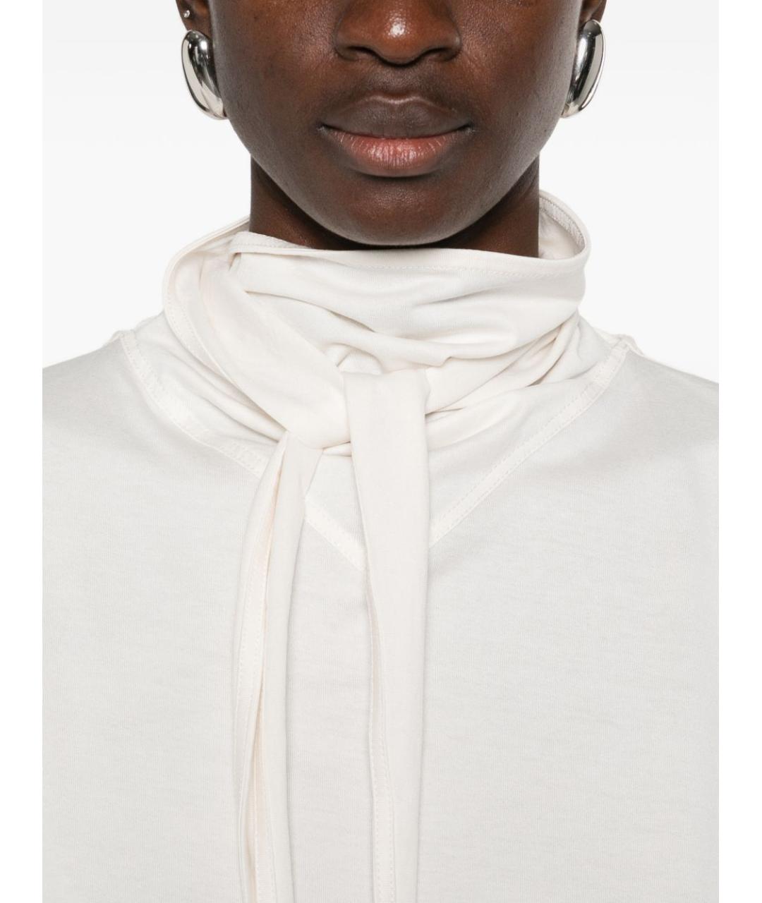 LEMAIRE Белая хлопковая футболка, фото 2