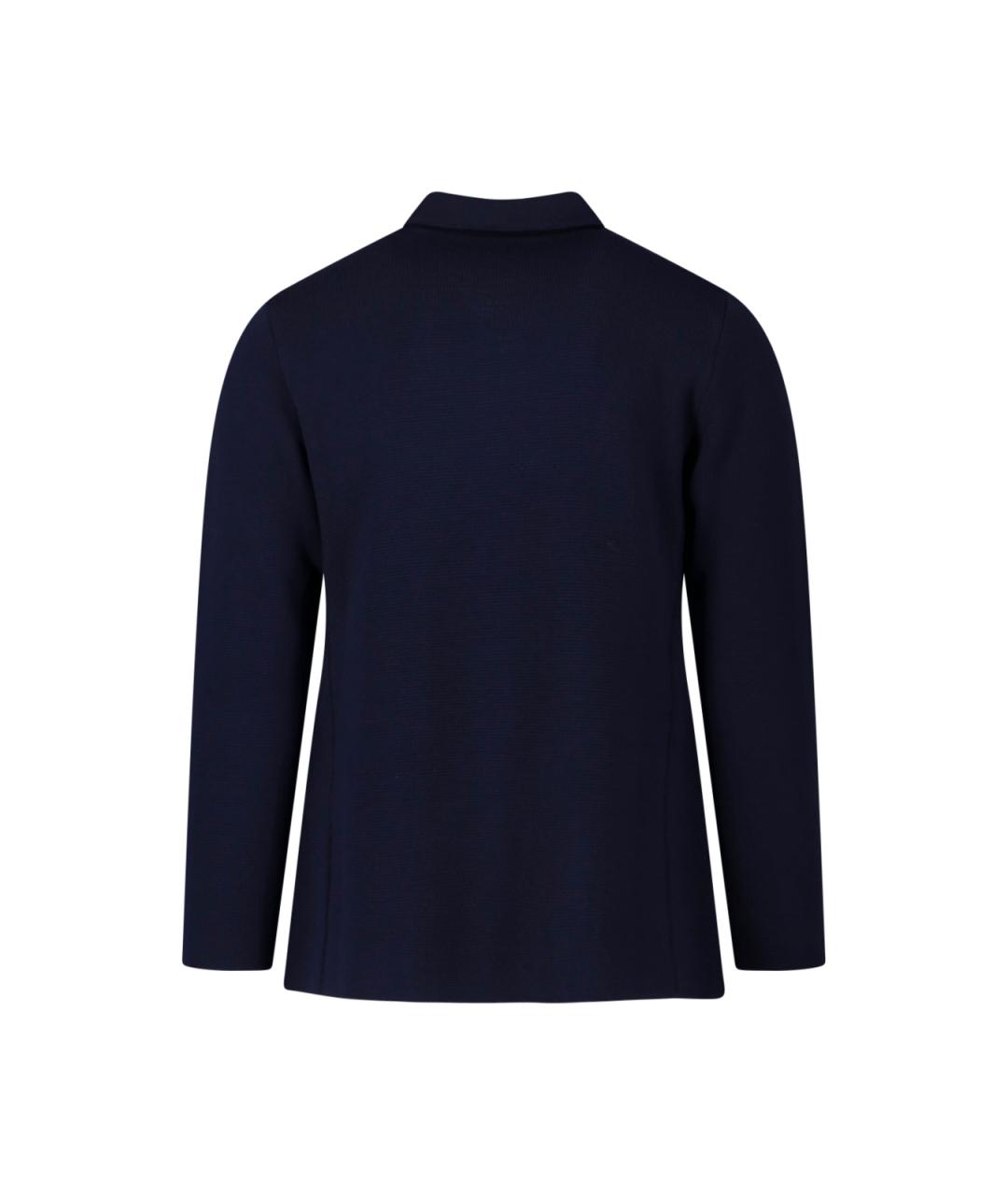 LARDINI Синий шерстяной пиджак, фото 2