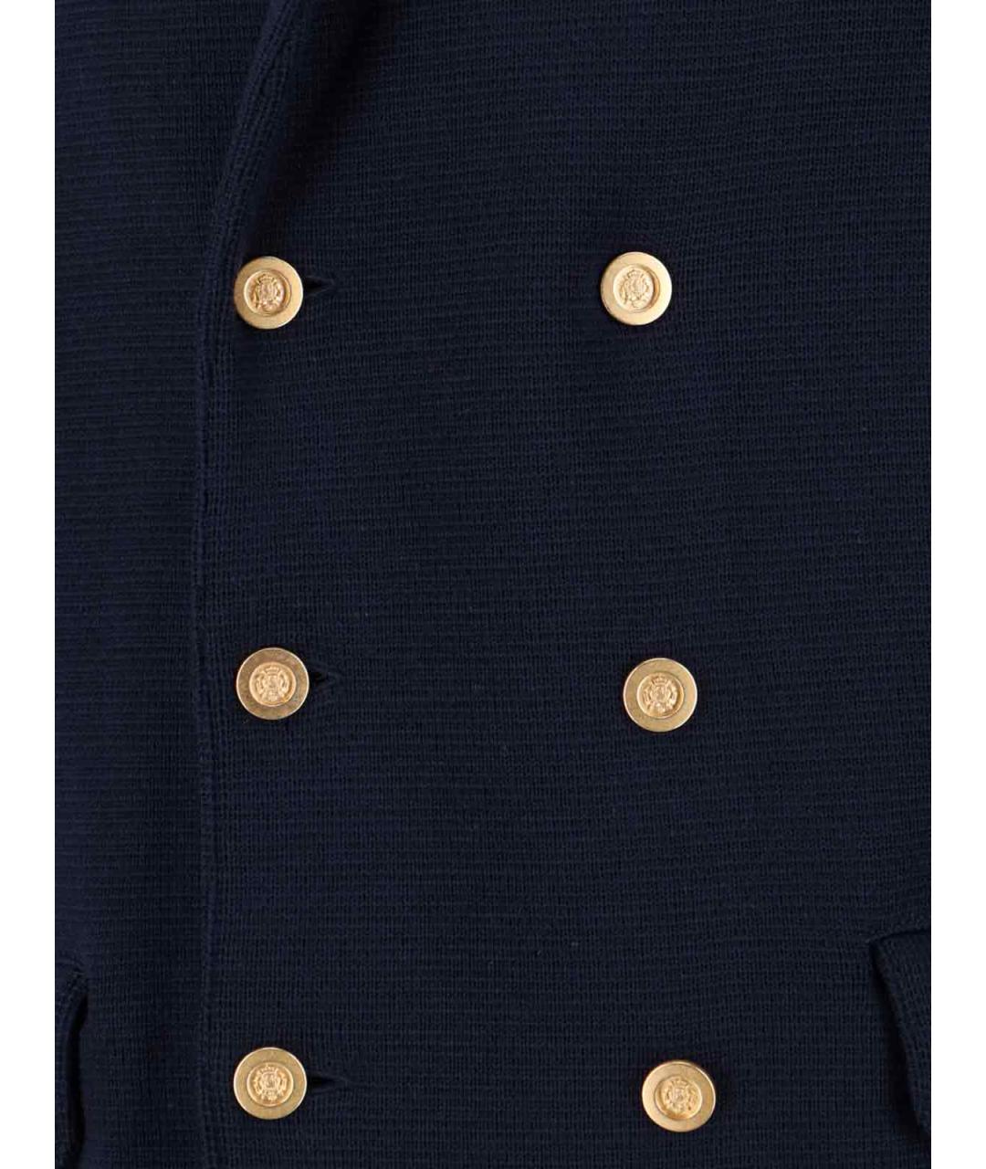 LARDINI Синий шерстяной пиджак, фото 3