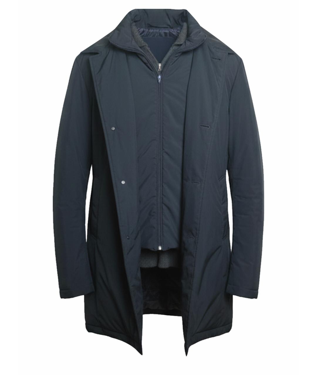 HERNO Синий полиэстеровый пуховик, фото 1