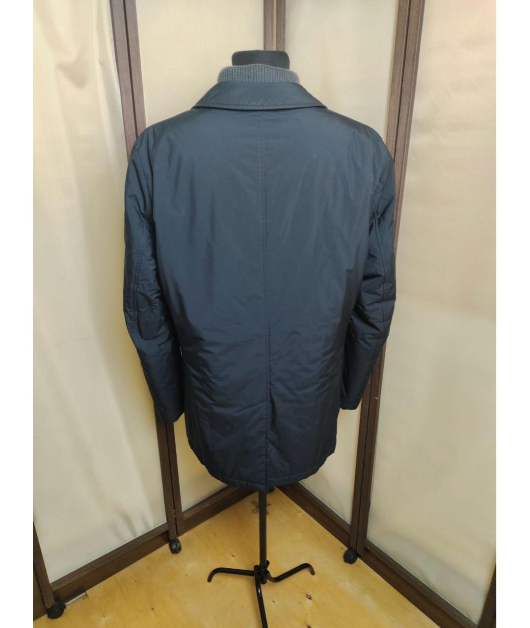 HERNO Синий полиэстеровый пуховик, фото 2