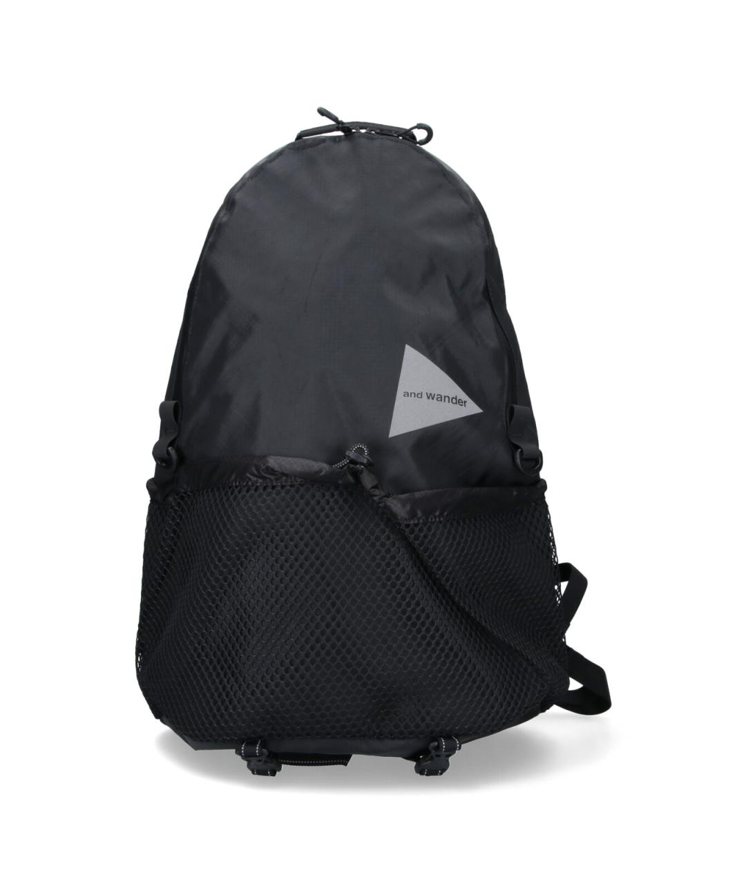 AND WANDER Черный синтетический рюкзак, фото 1