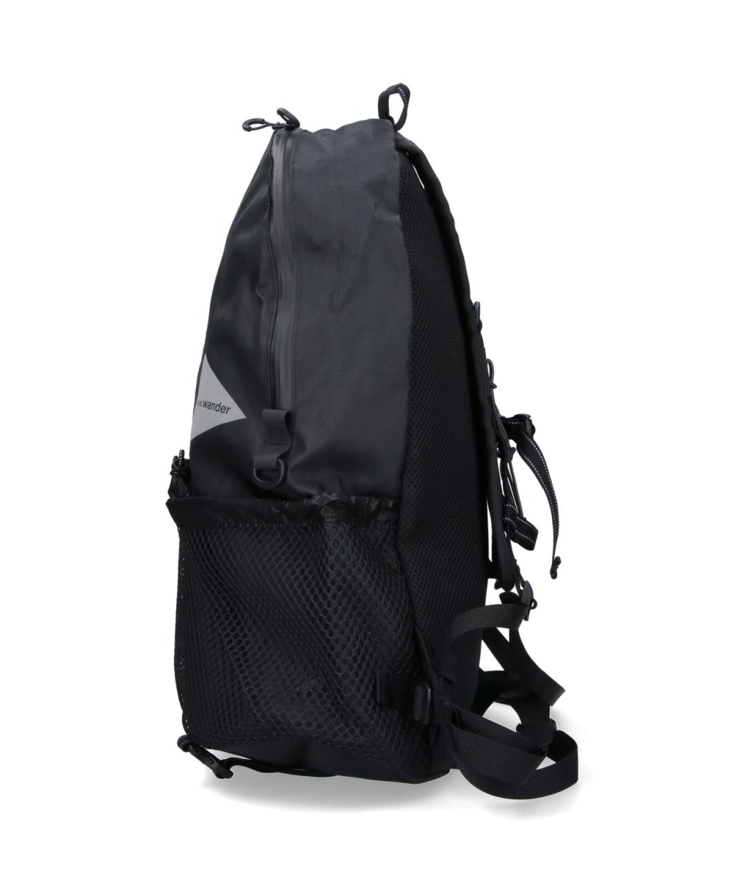 AND WANDER Черный синтетический рюкзак, фото 5