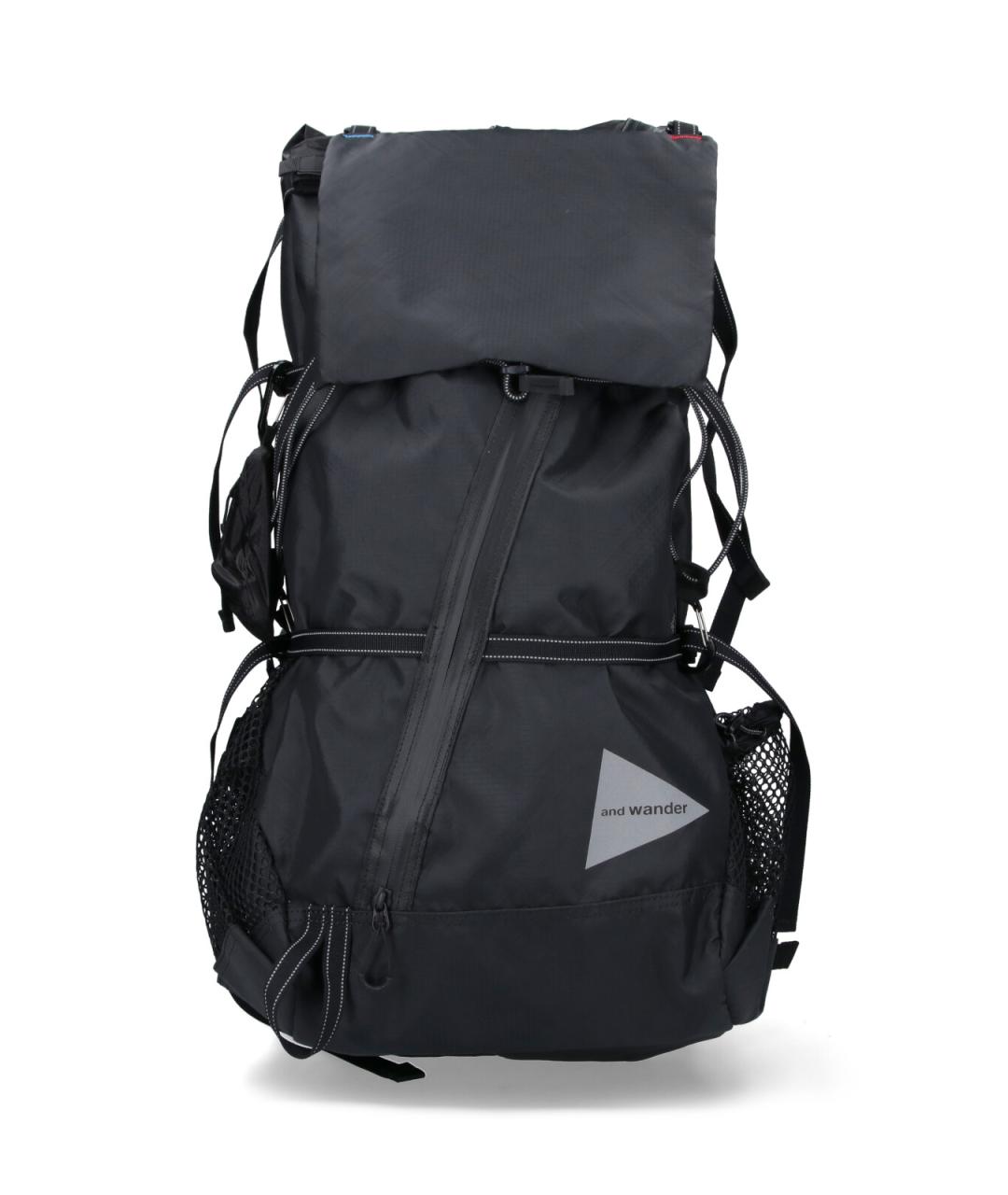 AND WANDER Черный тканевый рюкзак, фото 1