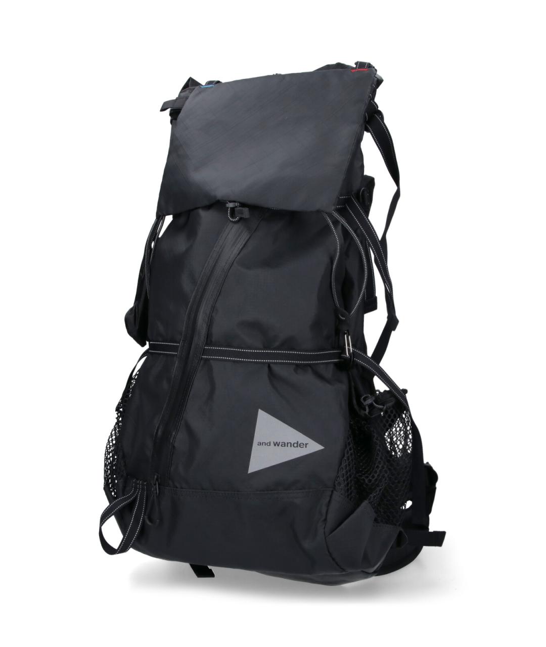 AND WANDER Черный тканевый рюкзак, фото 2