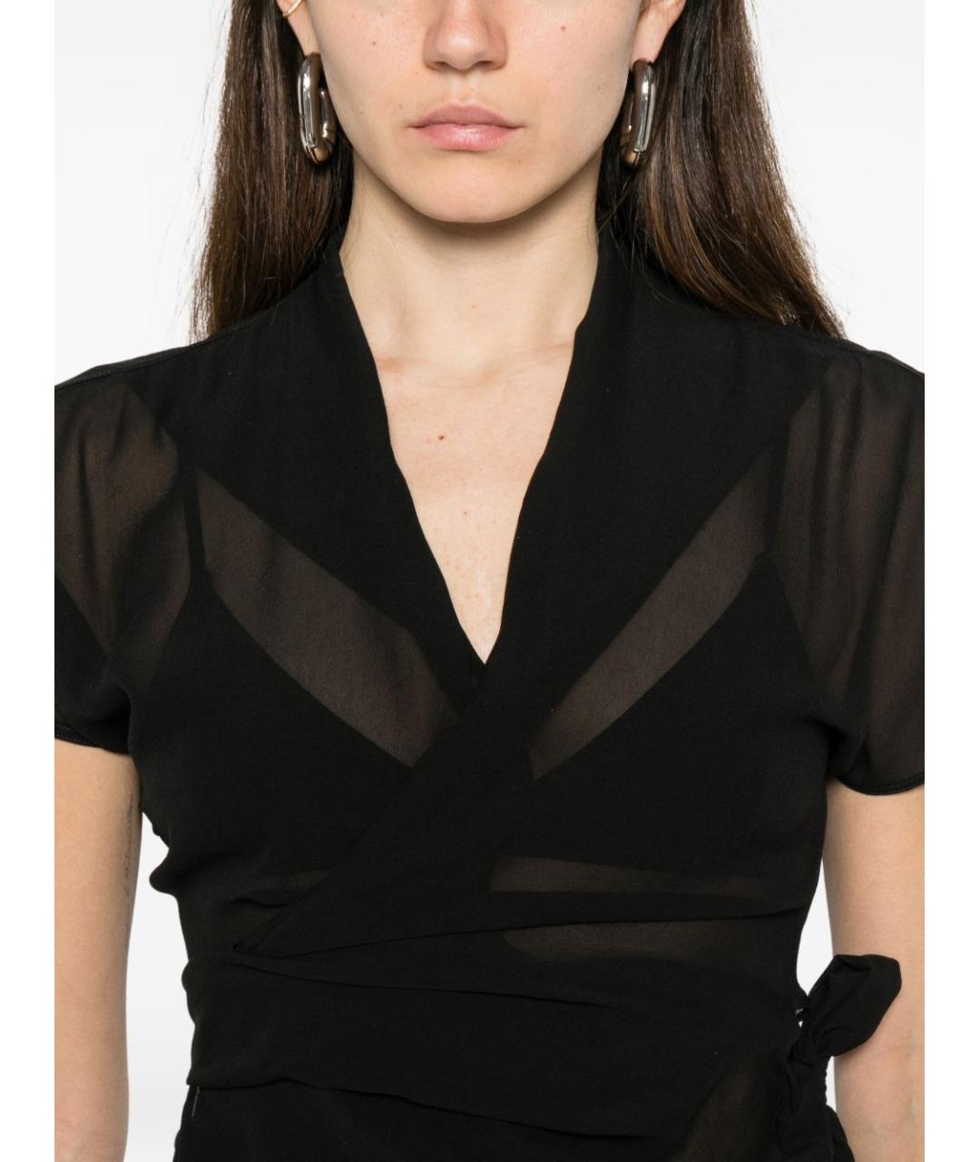 RICK OWENS Черная блузы, фото 2