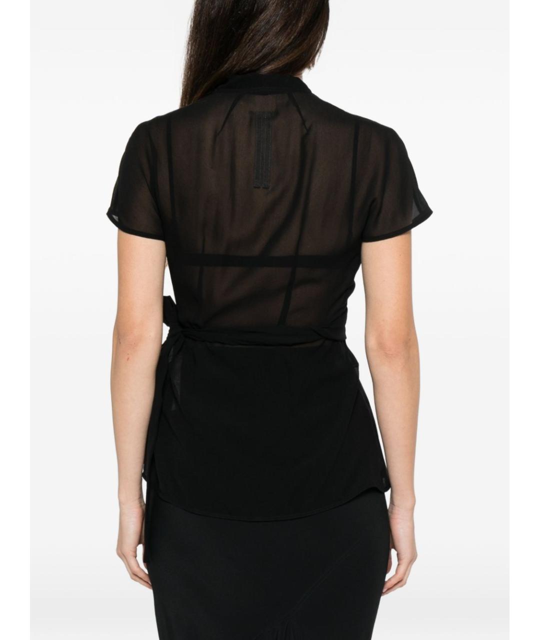 RICK OWENS Черная блузы, фото 5