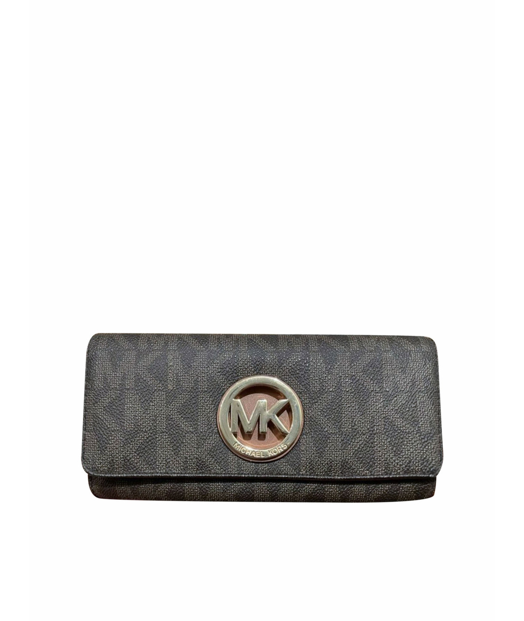 MICHAEL KORS Коричневый кожаный кошелек, фото 1