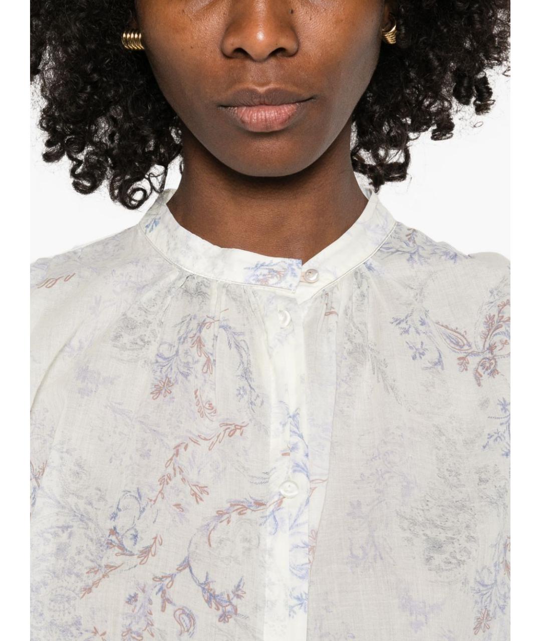 FORTE FORTE Белая хлопковая рубашка, фото 3