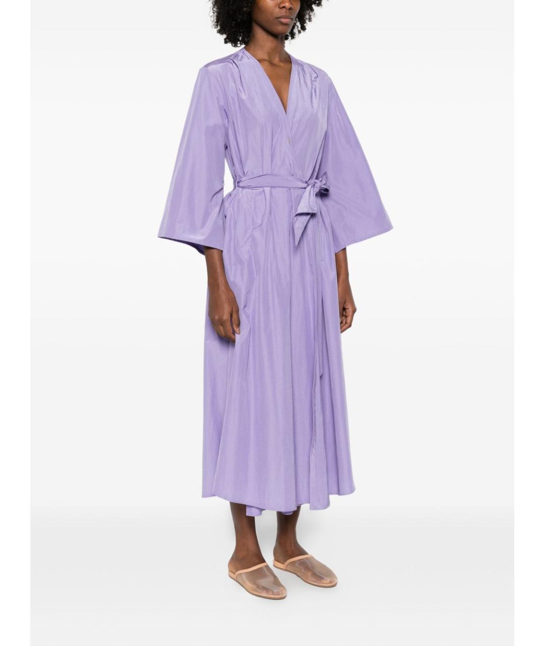 FORTE FORTE Фиолетовое полиэстеровое платье, фото 4