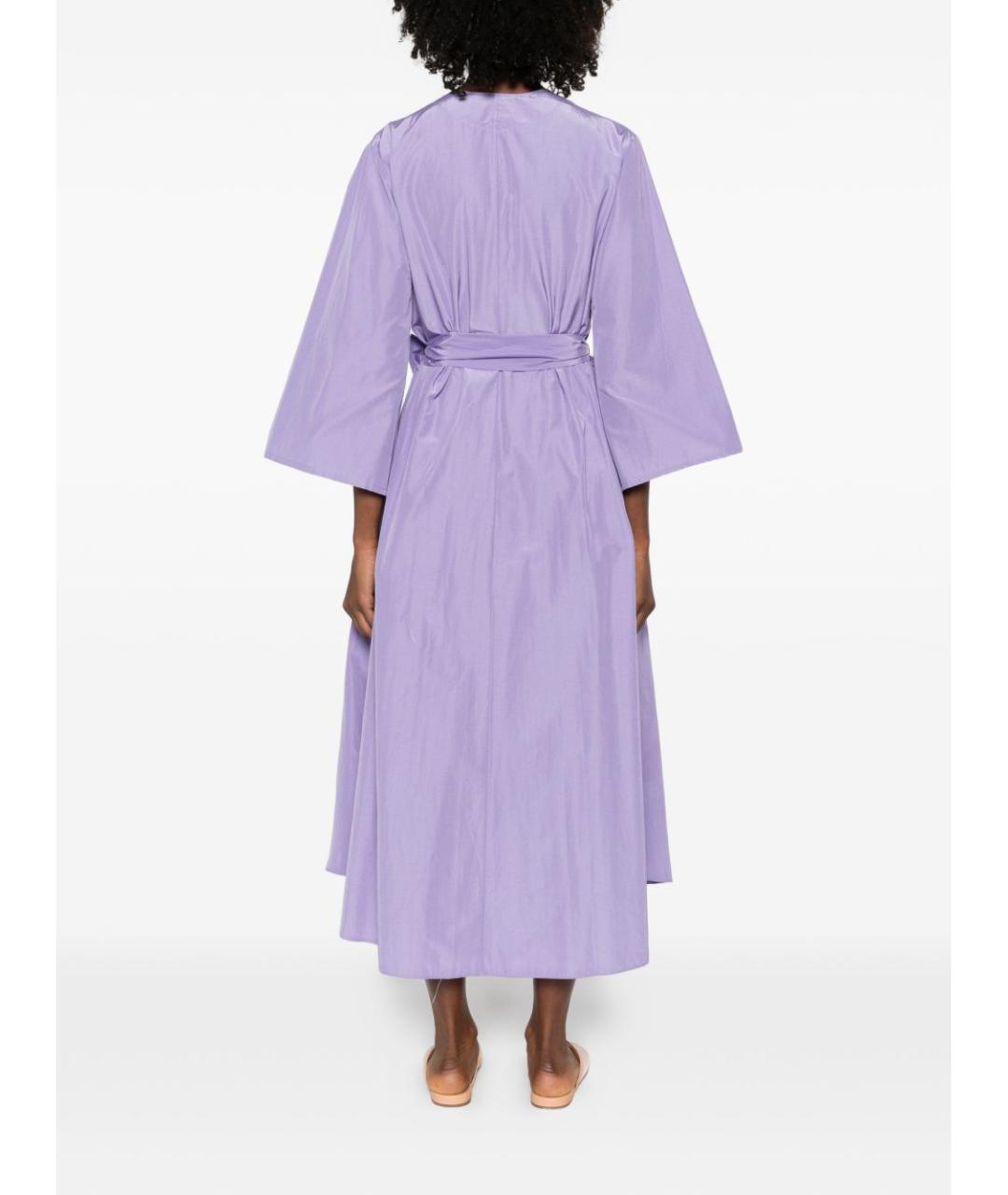 FORTE FORTE Фиолетовое полиэстеровое платье, фото 3
