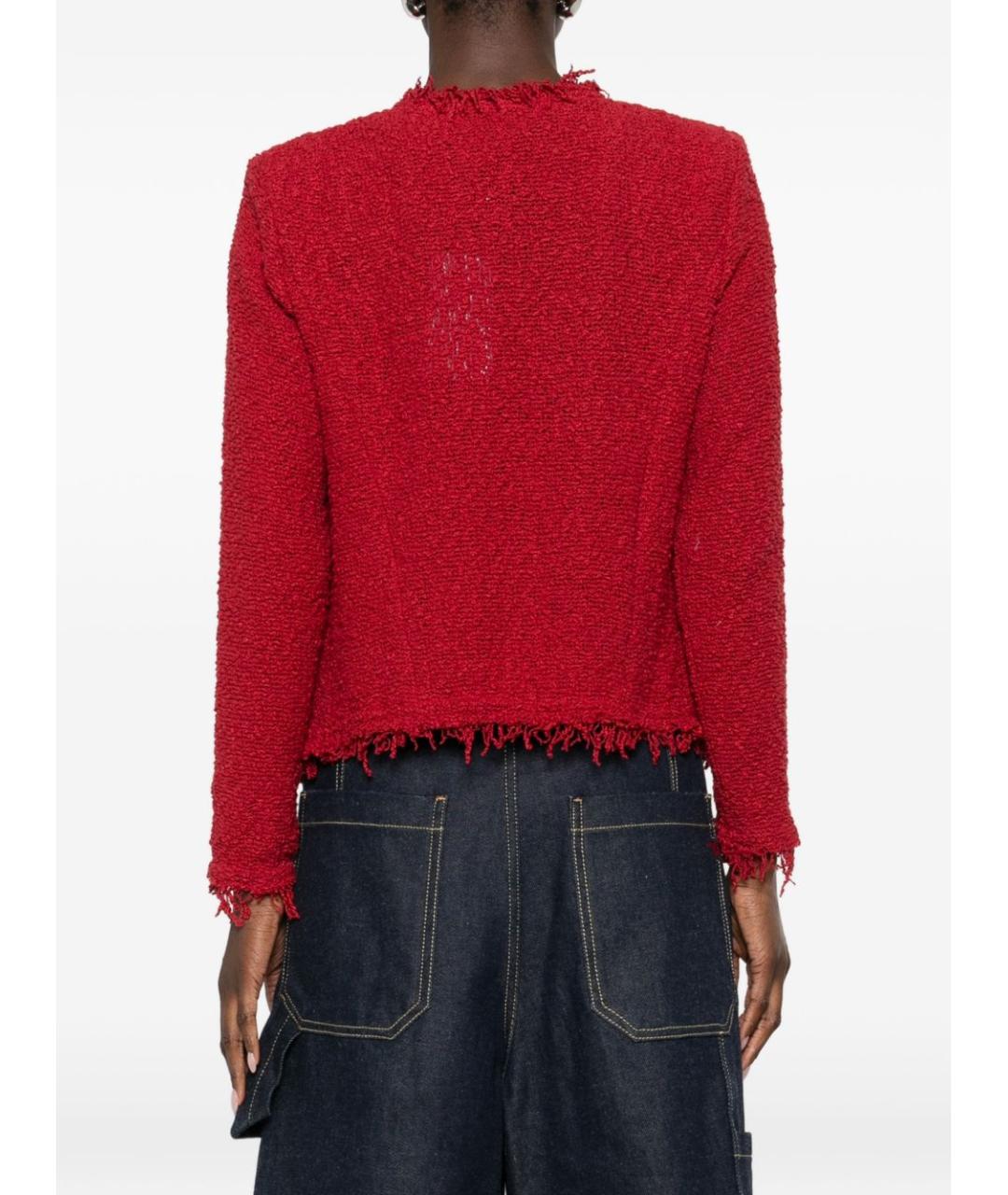 IRO Красный хлопковый жакет/пиджак, фото 4