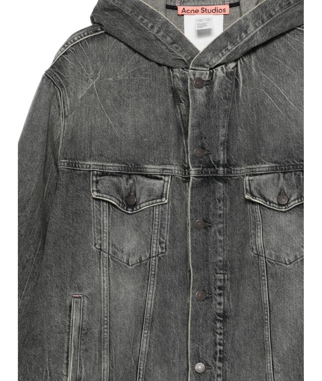 ACNE STUDIOS Черная хлопковая куртка, фото 3