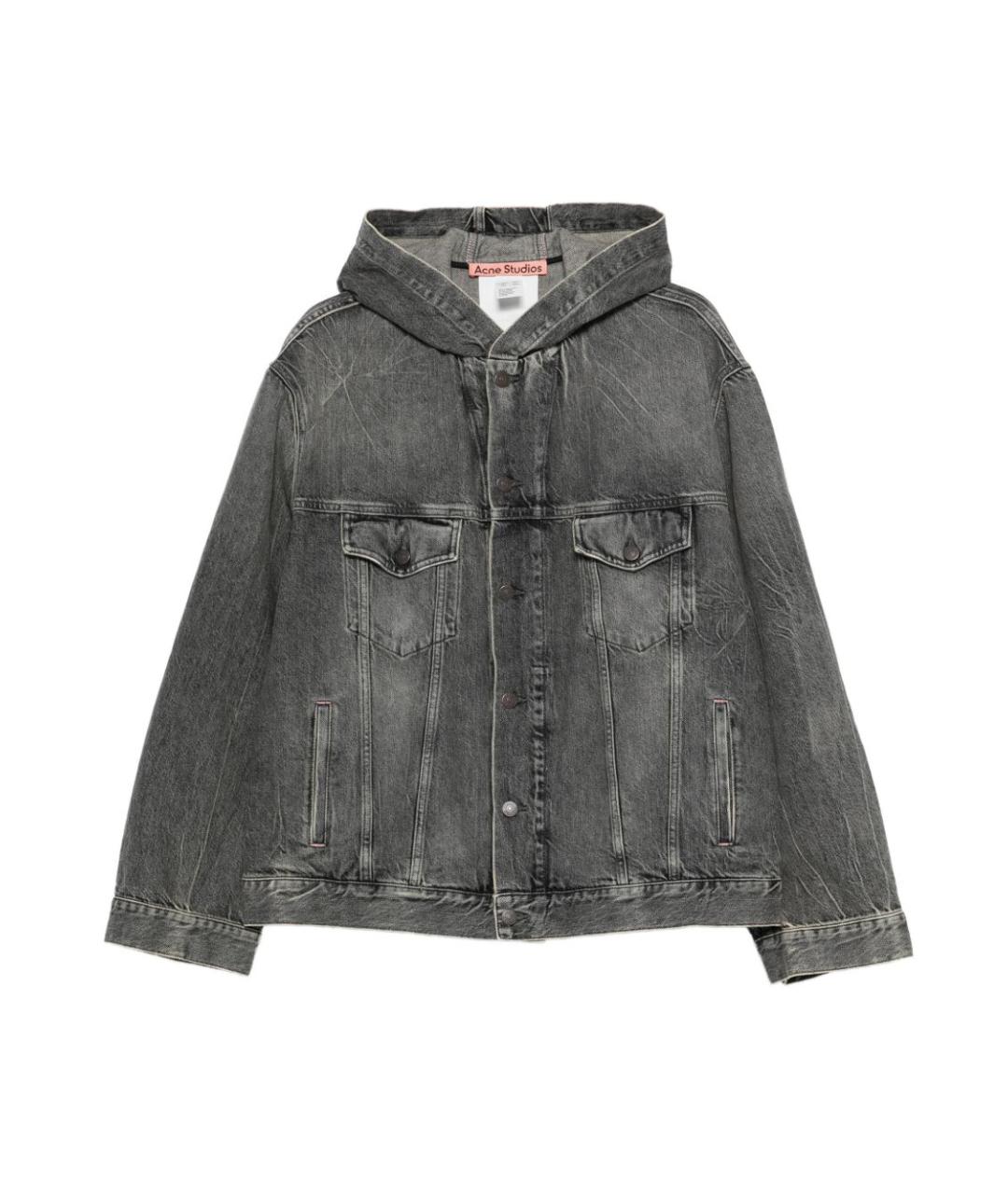 ACNE STUDIOS Черная хлопковая куртка, фото 1