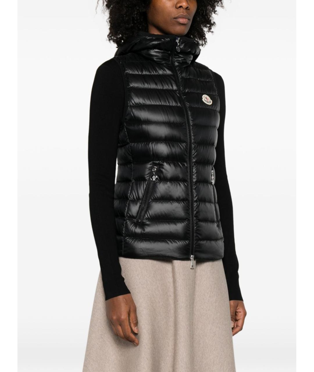 MONCLER Черный жилет, фото 3