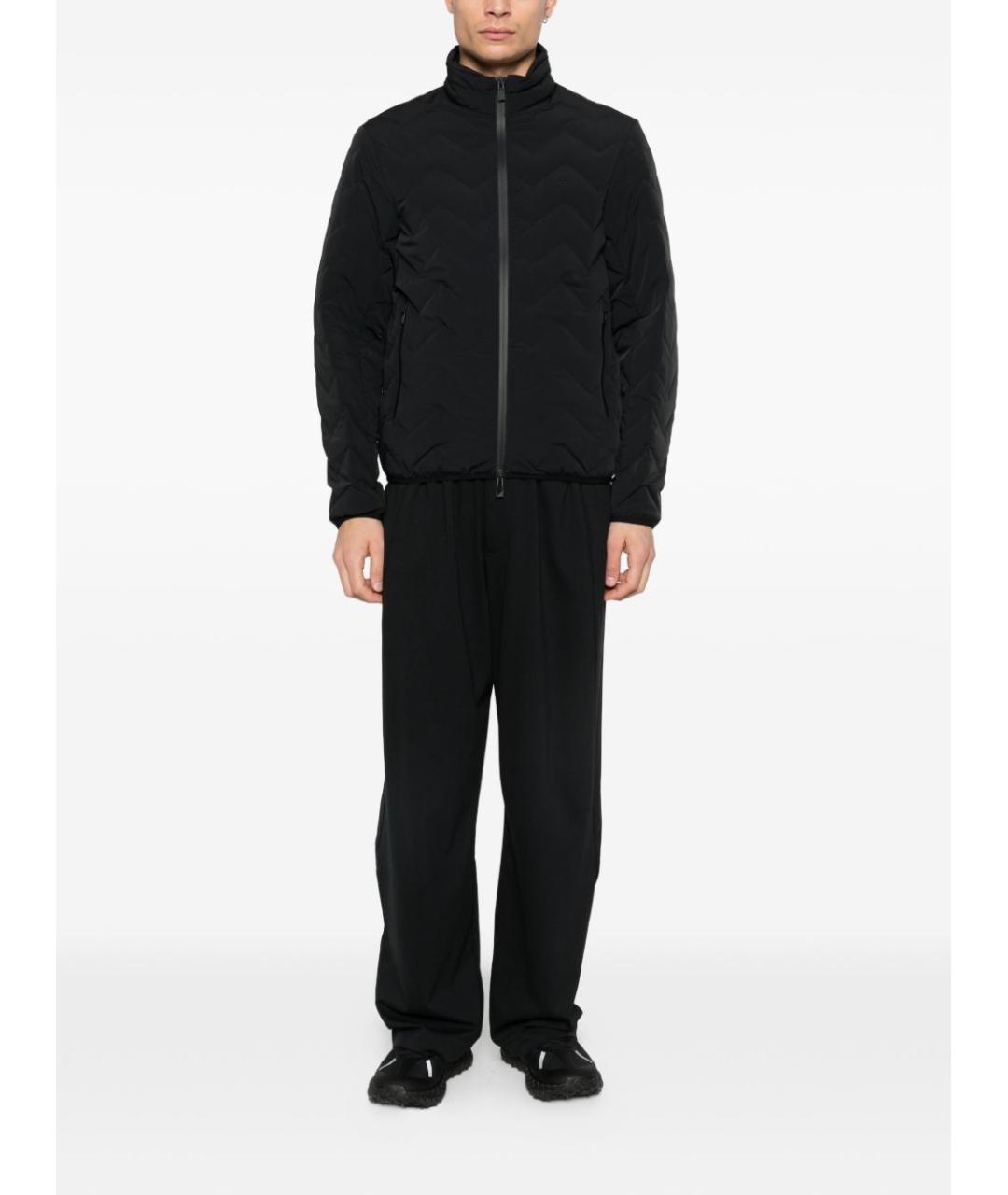 EMPORIO ARMANI Черная полиамидовая куртка, фото 5