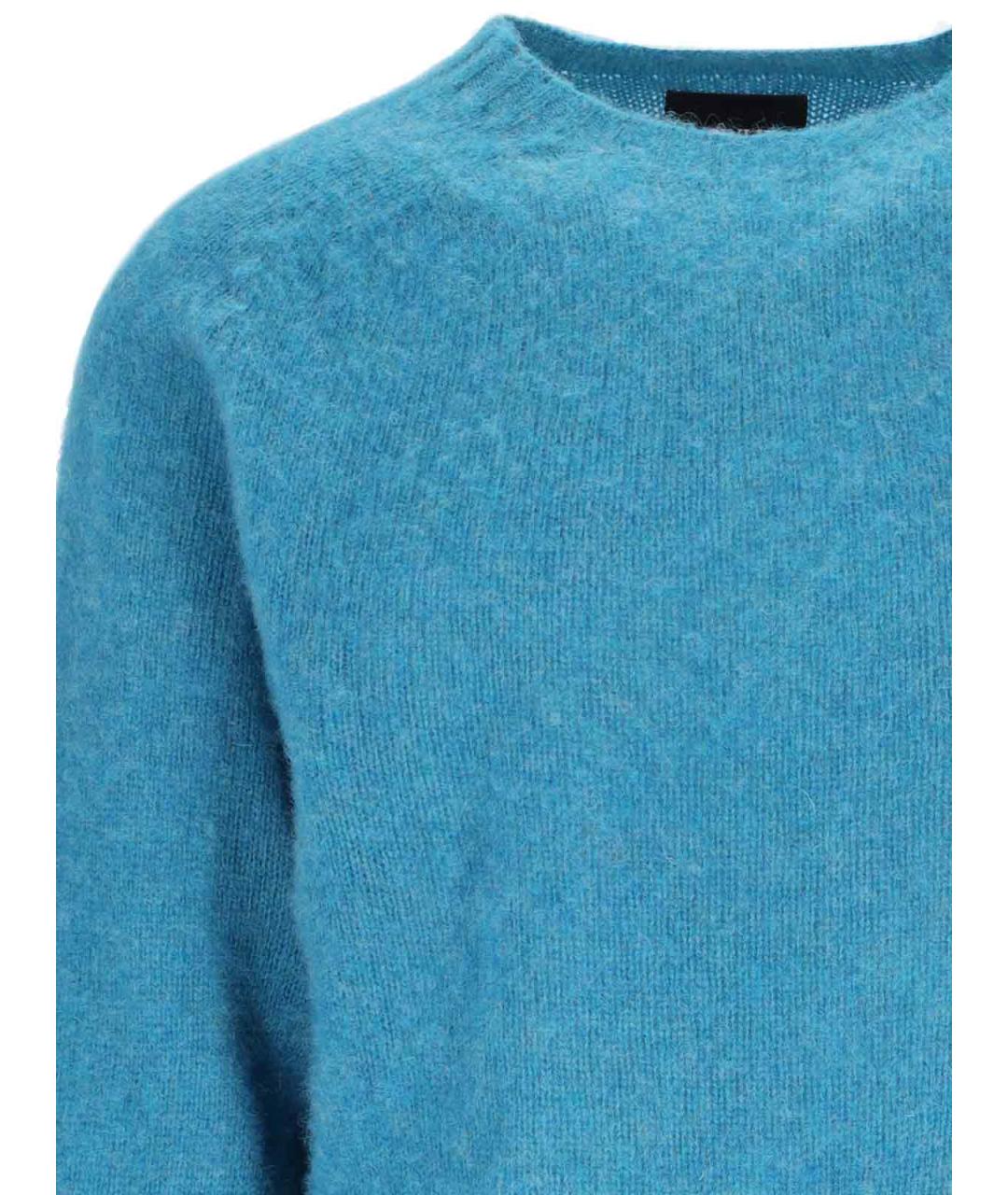 HOWLIN Синий шерстяной джемпер / свитер, фото 3