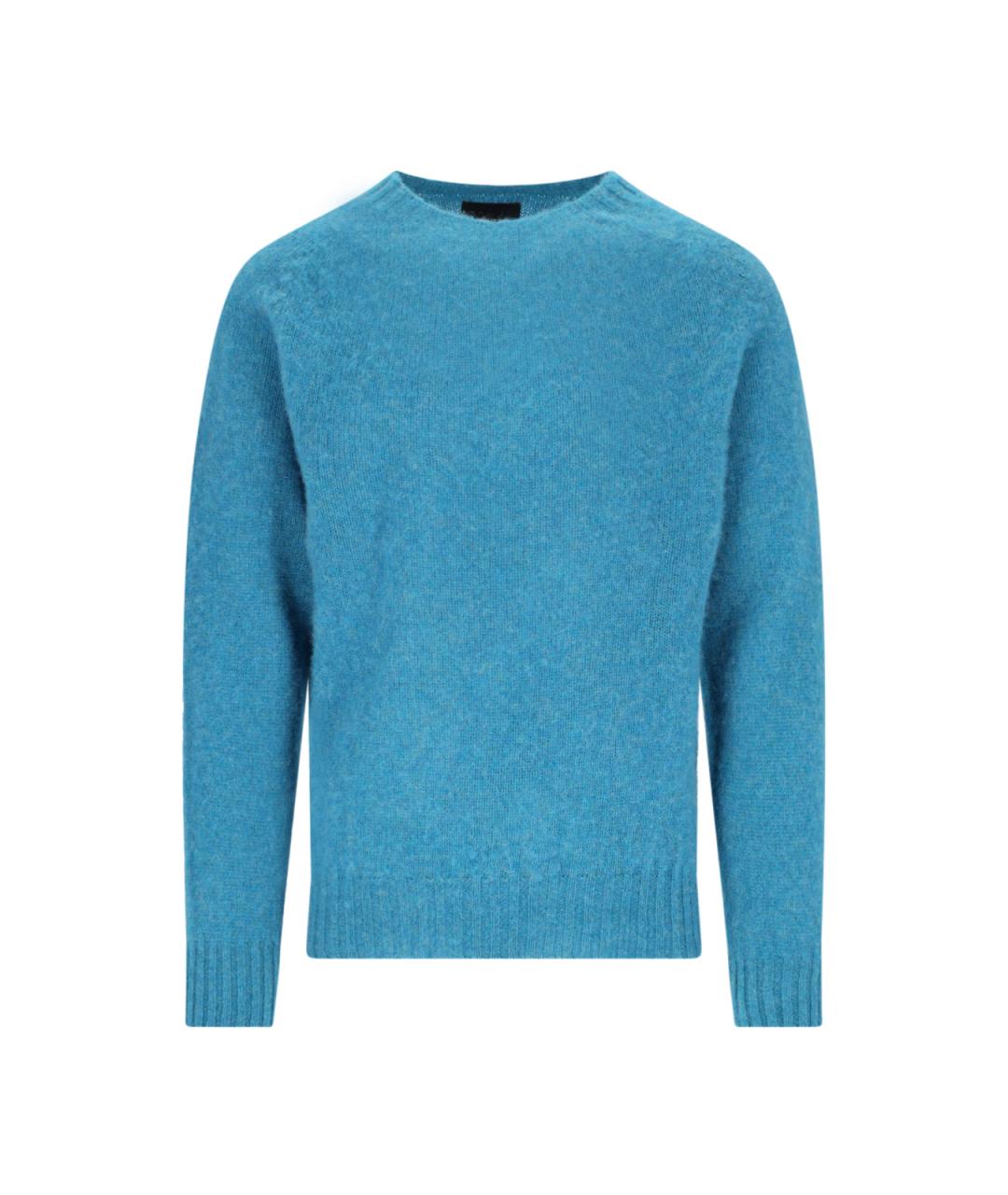 HOWLIN Синий шерстяной джемпер / свитер, фото 1