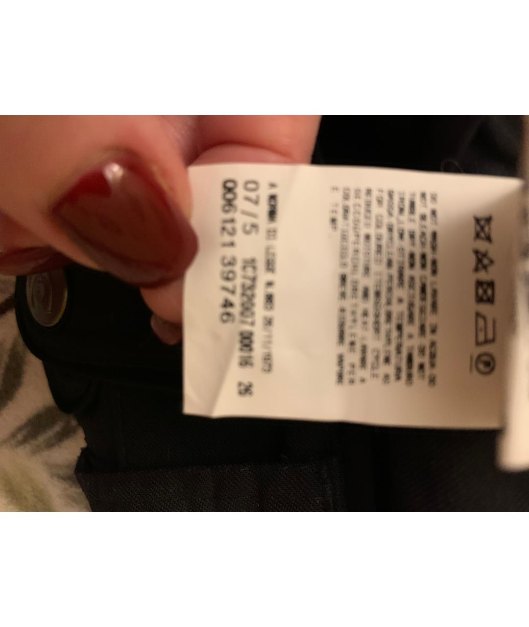 ROBERTO CAVALLI Черные хлопко-эластановые бриджи, фото 4