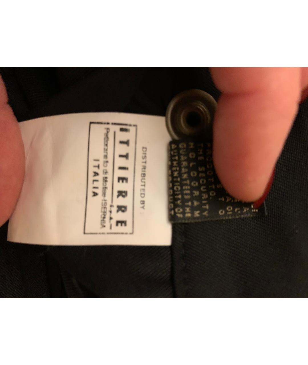 ROBERTO CAVALLI Черные хлопко-эластановые бриджи, фото 5