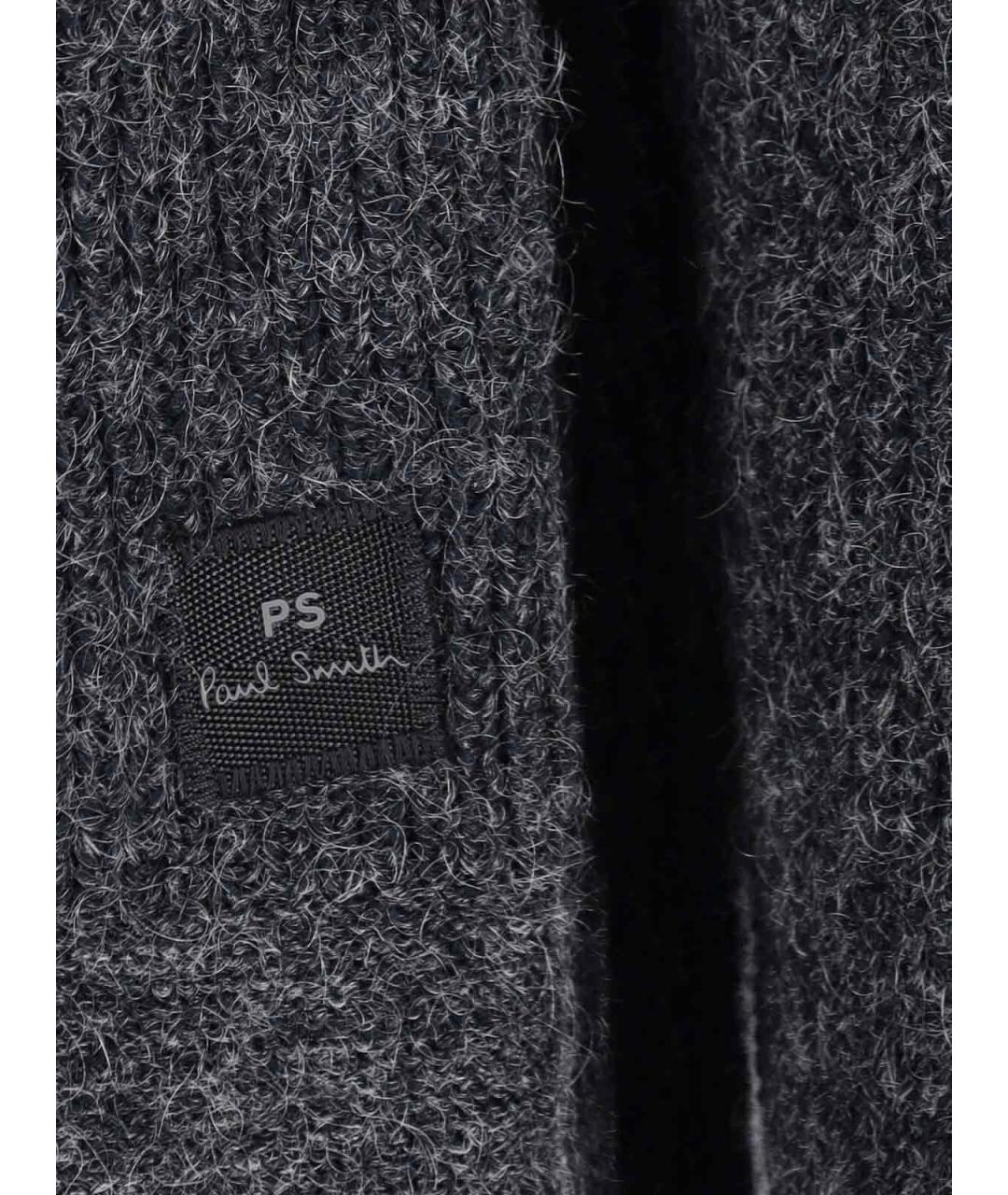 PAUL SMITH Серый хлопковый джемпер / свитер, фото 3