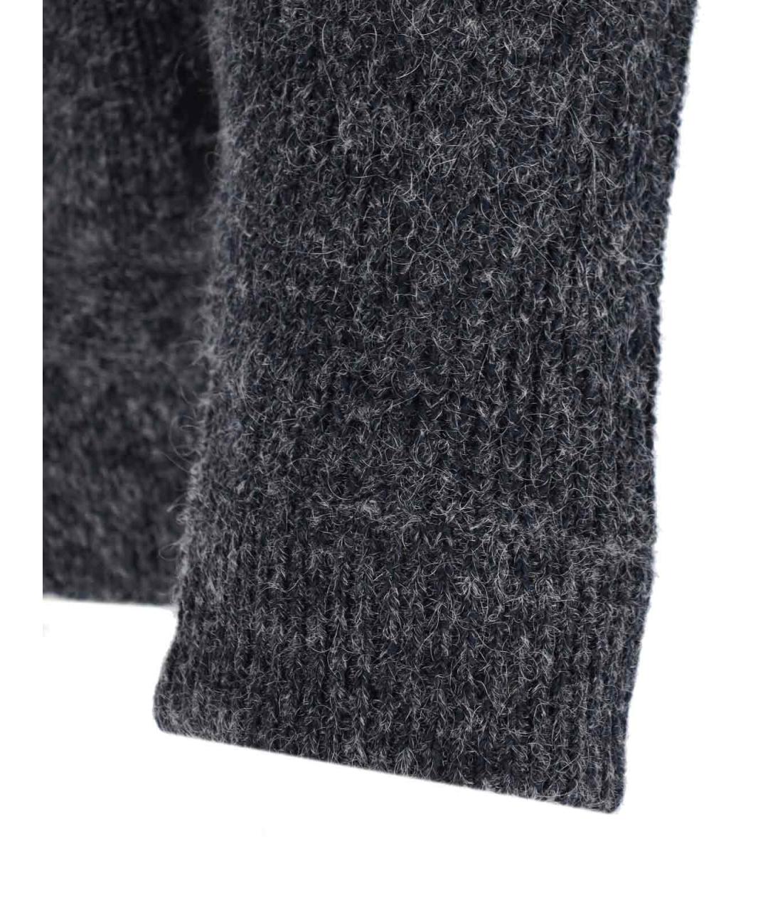 PAUL SMITH Серый хлопковый джемпер / свитер, фото 4