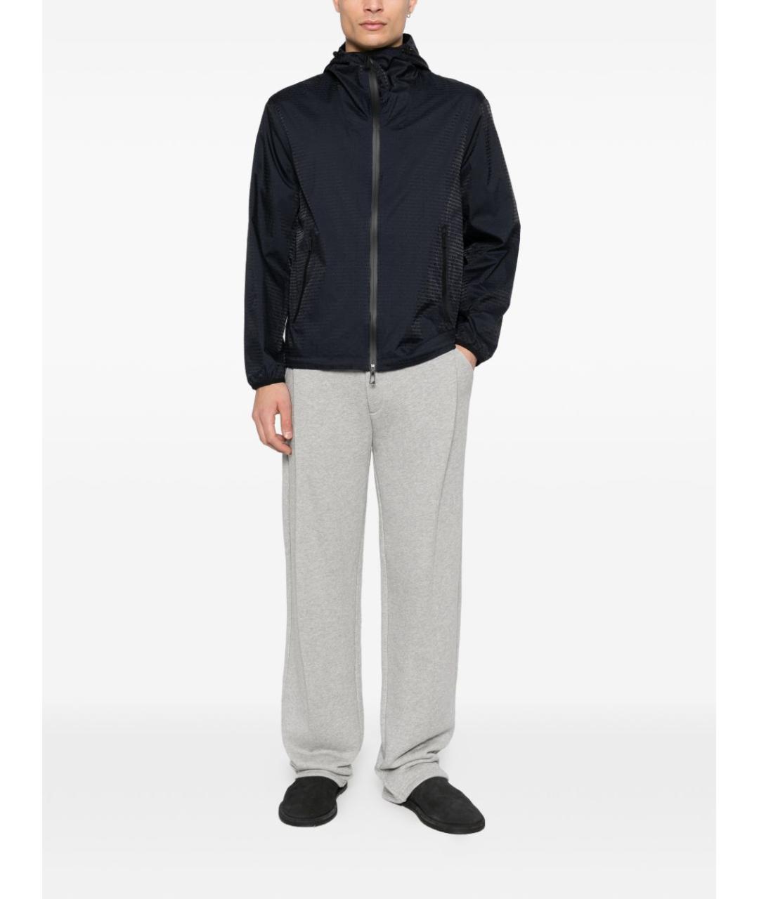 EMPORIO ARMANI Синяя полиамидовая куртка, фото 4