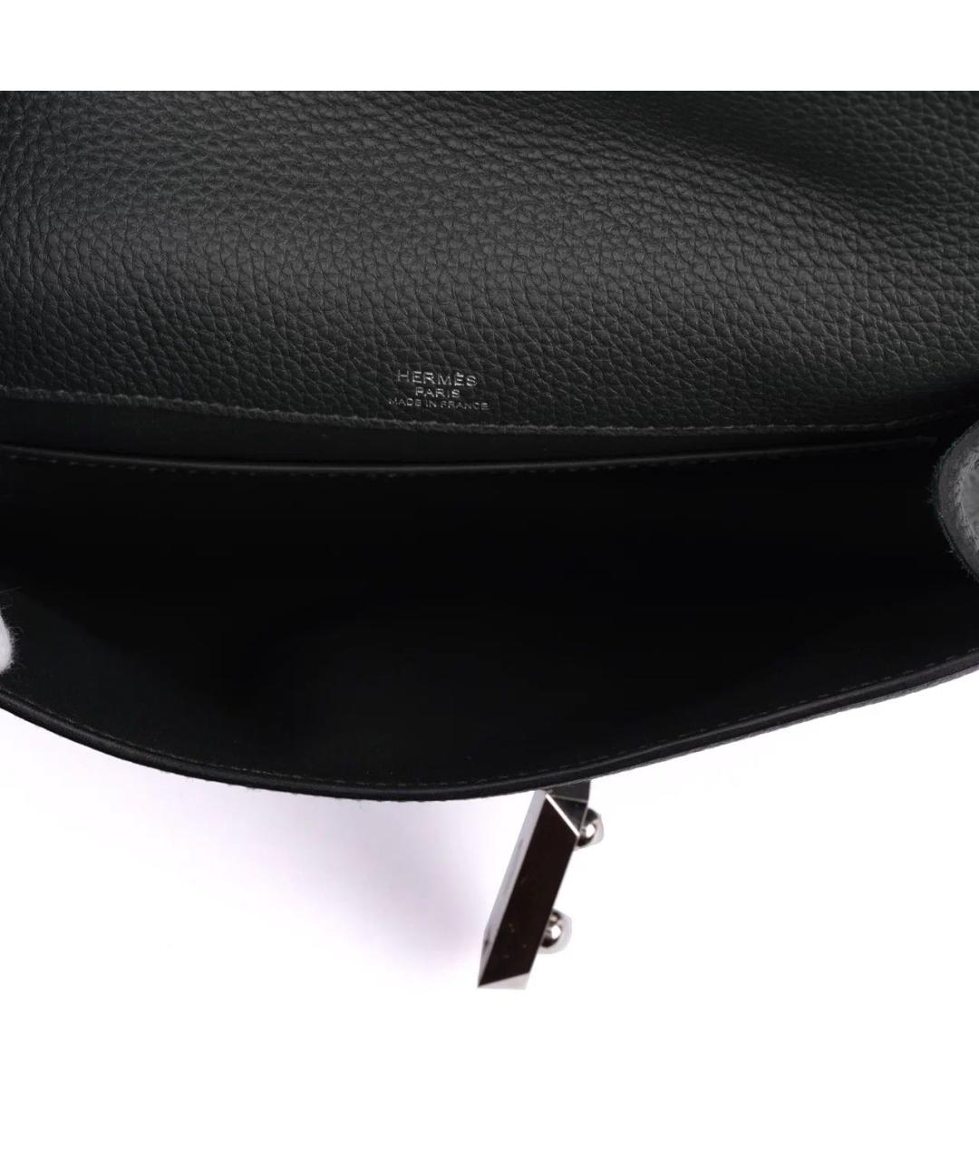HERMES Зеленая кожаная сумка на плечо, фото 8