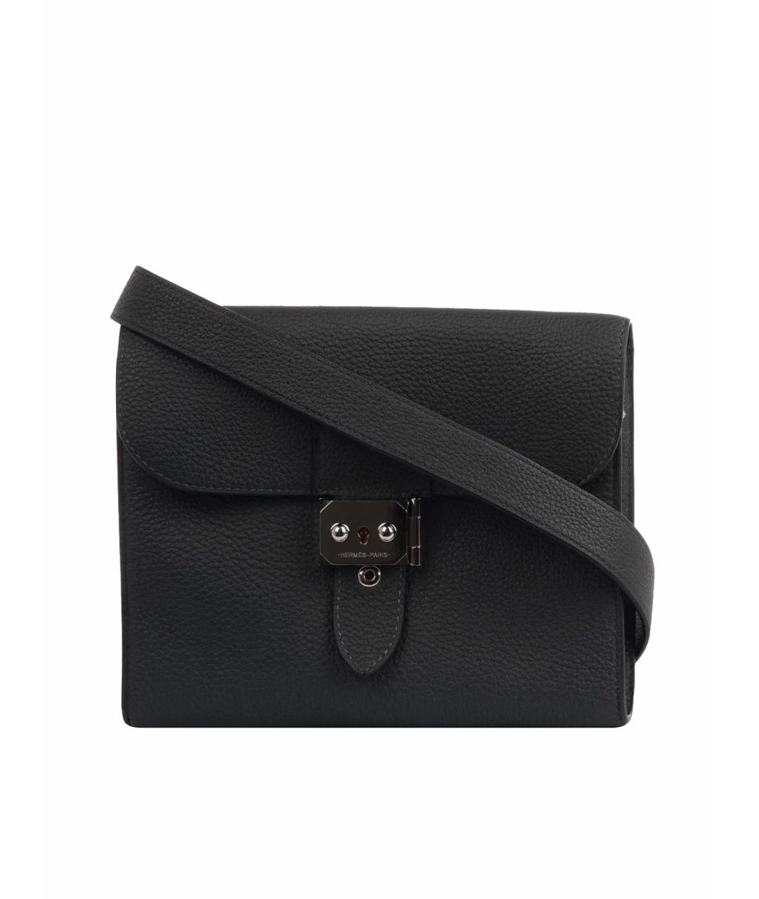 HERMES Зеленая кожаная сумка на плечо, фото 1