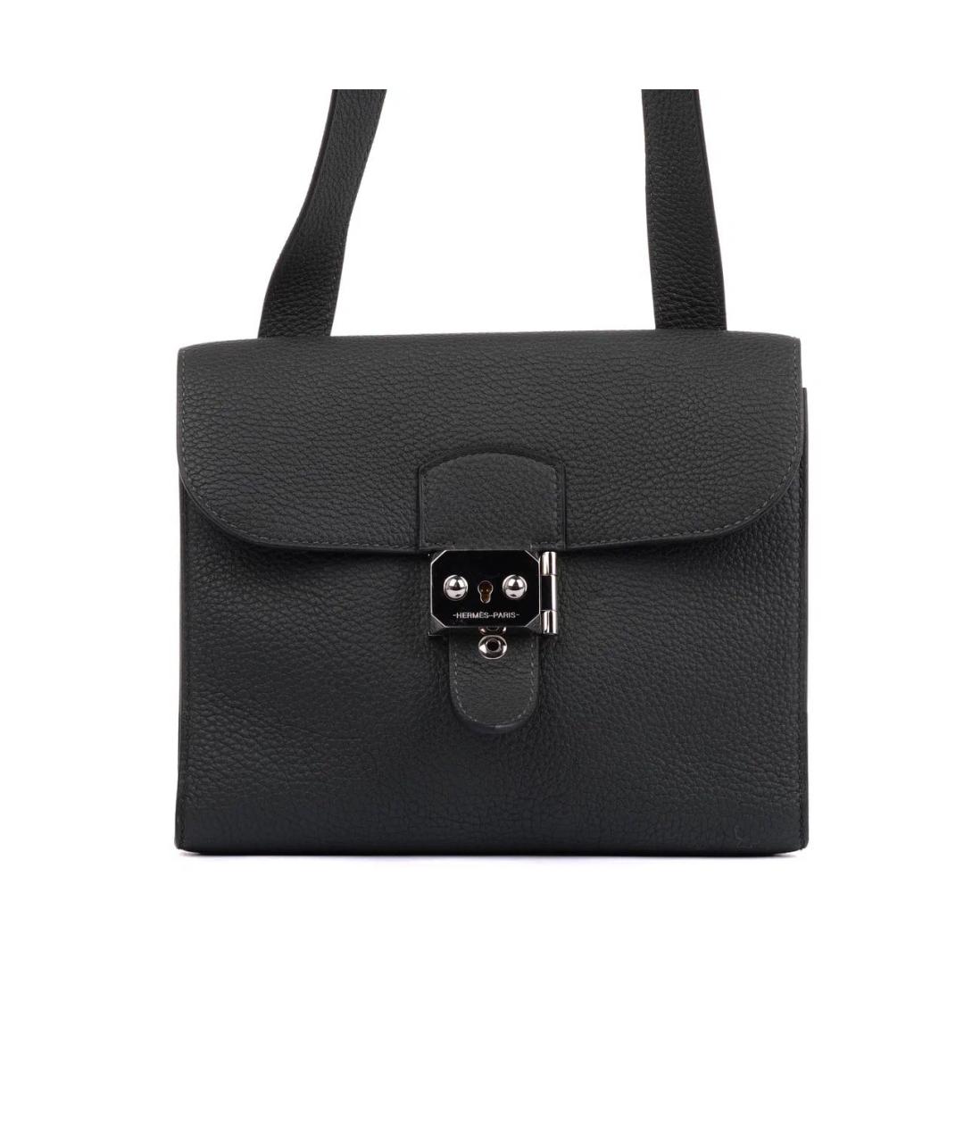 HERMES Зеленая кожаная сумка на плечо, фото 3