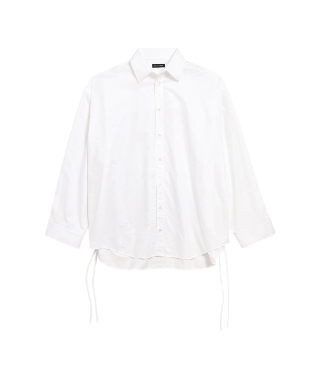 BALENCIAGA Белая хлопковая рубашка, фото 1