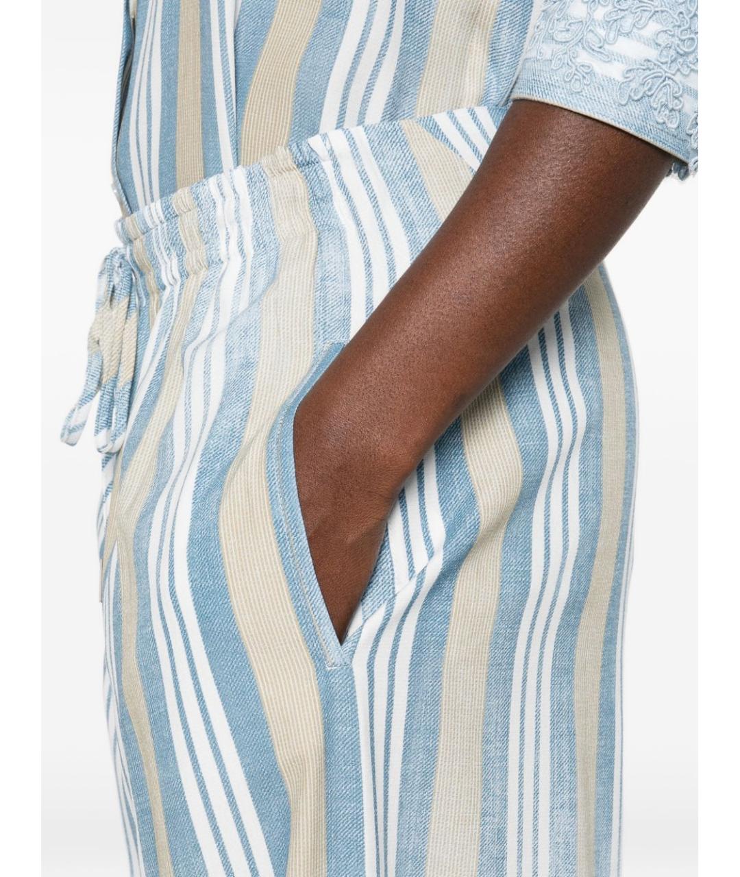 ERMANNO SCERVINO Мульти вискозные брюки широкие, фото 3