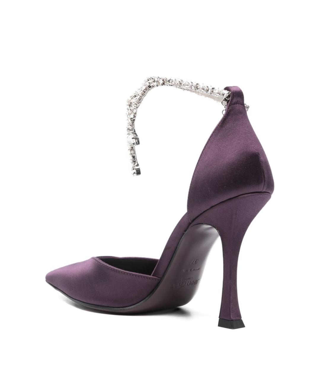JIMMY CHOO Фиолетовые текстильные туфли, фото 2