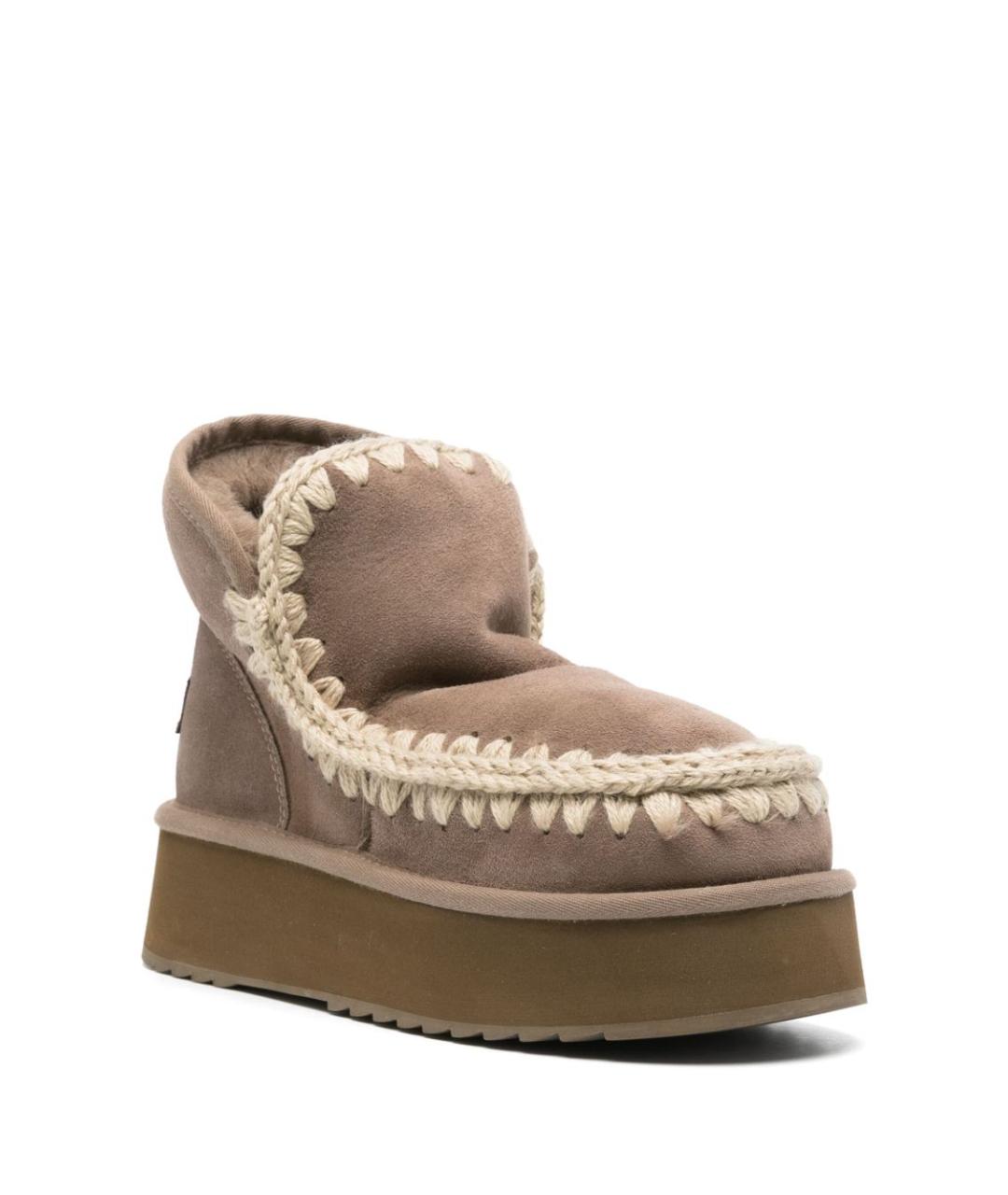 MOU Серые замшевые ботинки, фото 2