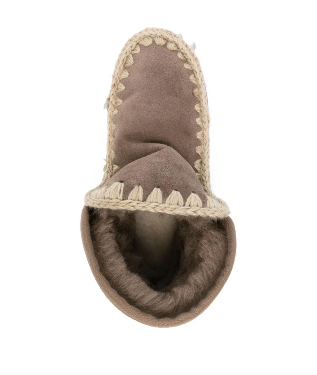 MOU Серые замшевые ботинки, фото 3