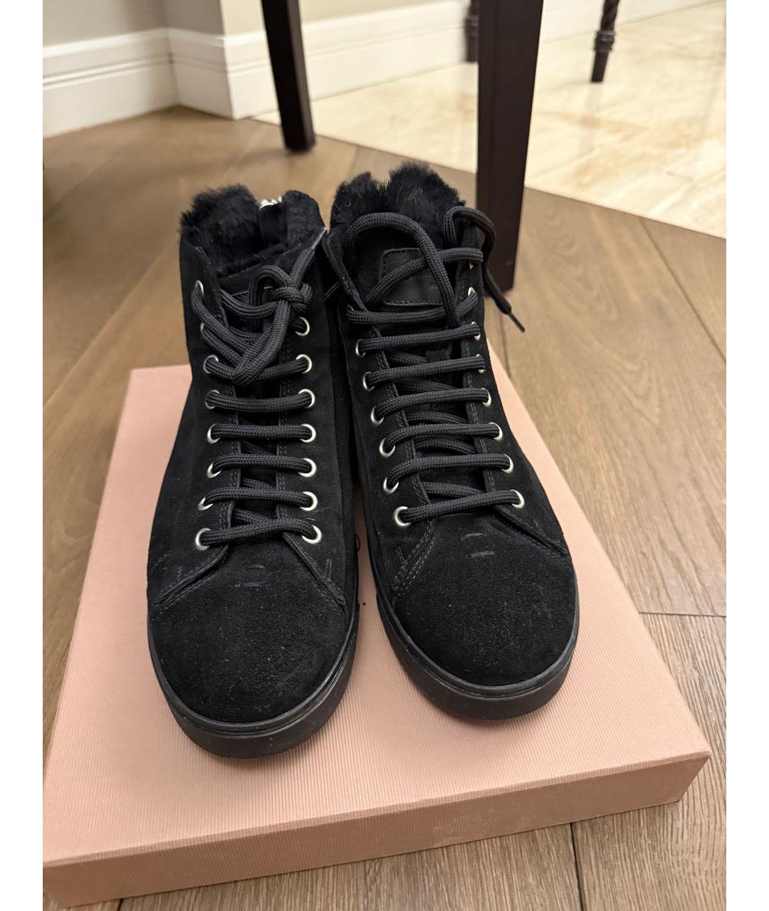 GIANVITO ROSSI Черные замшевые ботинки, фото 6