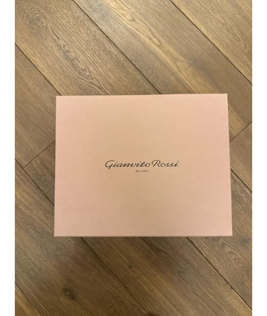 GIANVITO ROSSI Черные замшевые ботинки, фото 8