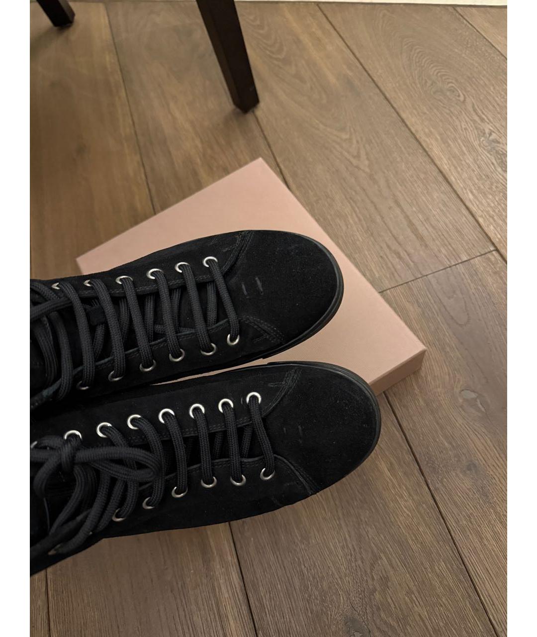 GIANVITO ROSSI Черные замшевые ботинки, фото 5