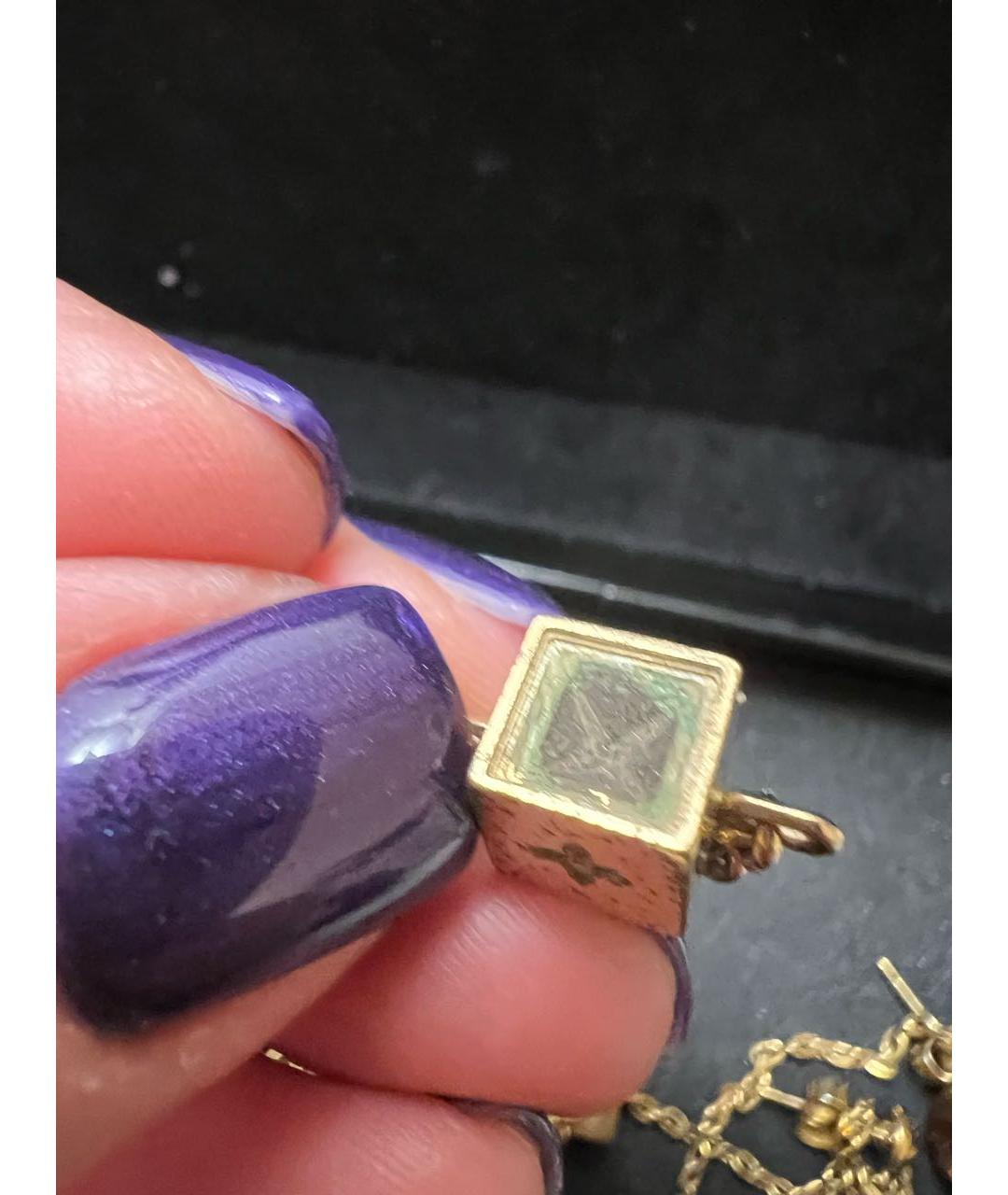 LOUIS VUITTON Золотой металлический комплект, фото 7