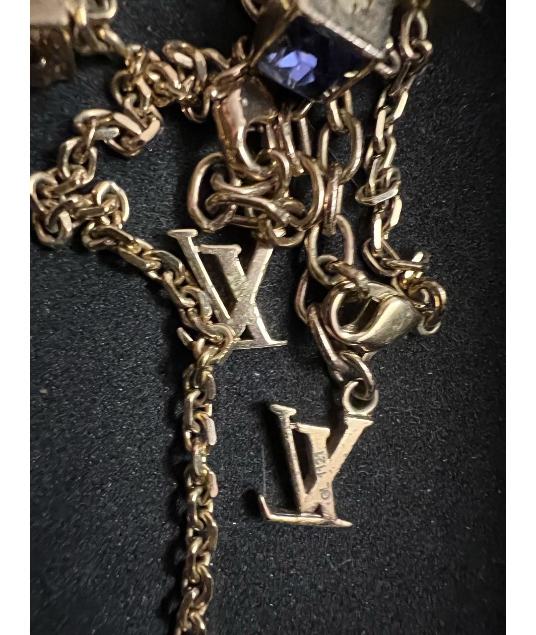 LOUIS VUITTON Золотой металлический комплект, фото 4