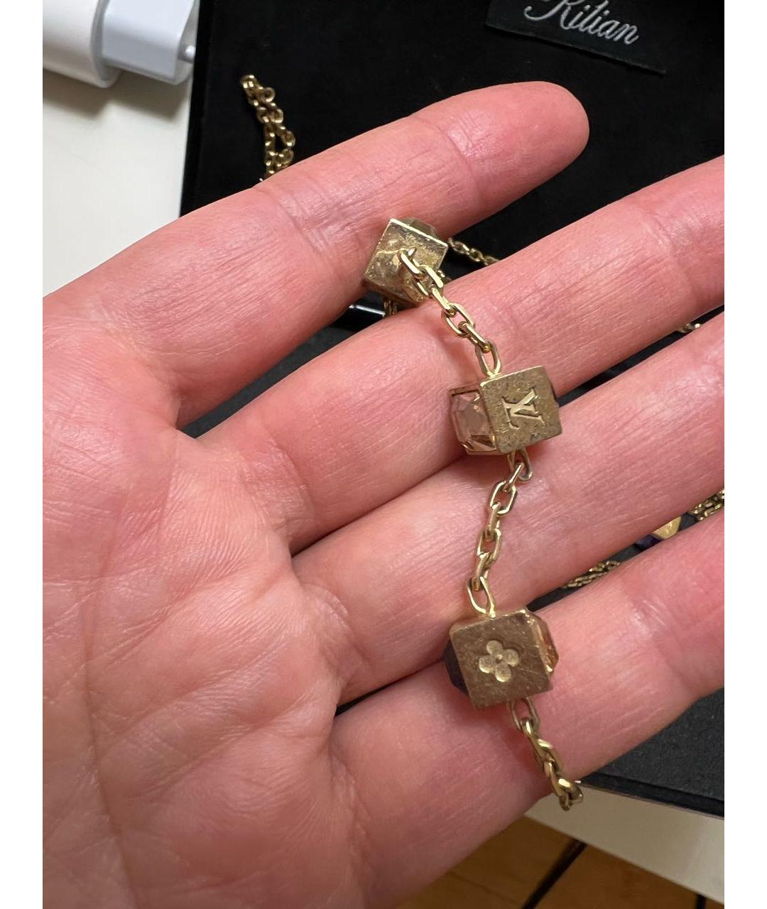 LOUIS VUITTON Золотой металлический комплект, фото 5