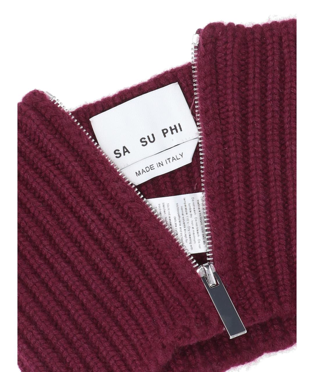 Sa Su Phi Красный кашемировый шарф, фото 3