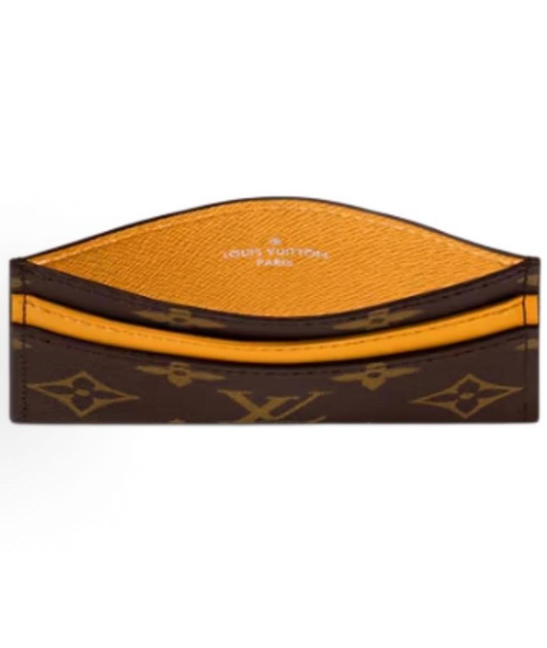 LOUIS VUITTON Оранжевый кардхолдер, фото 2
