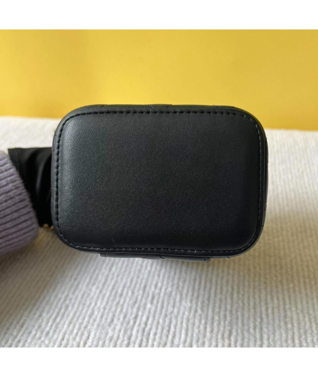 CHANEL Черная кожаная сумка через плечо, фото 4